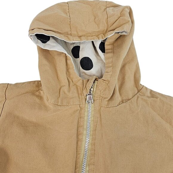 *Last chance item** Baby Toddler Jacket Reversible Unisex Kids Khaki Polka Dot - Picture 8 of 16